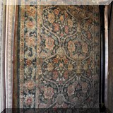 R87. Handwoven 100% wool rug. Made in India. 7'11&rdquo x 10'4”